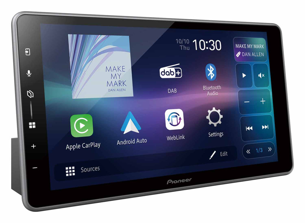 Pioneer SPH-DA97DAB - 9.0” Touchscreen Wireless CarPlay Android Auto™ DAB Bluetooth Stereo