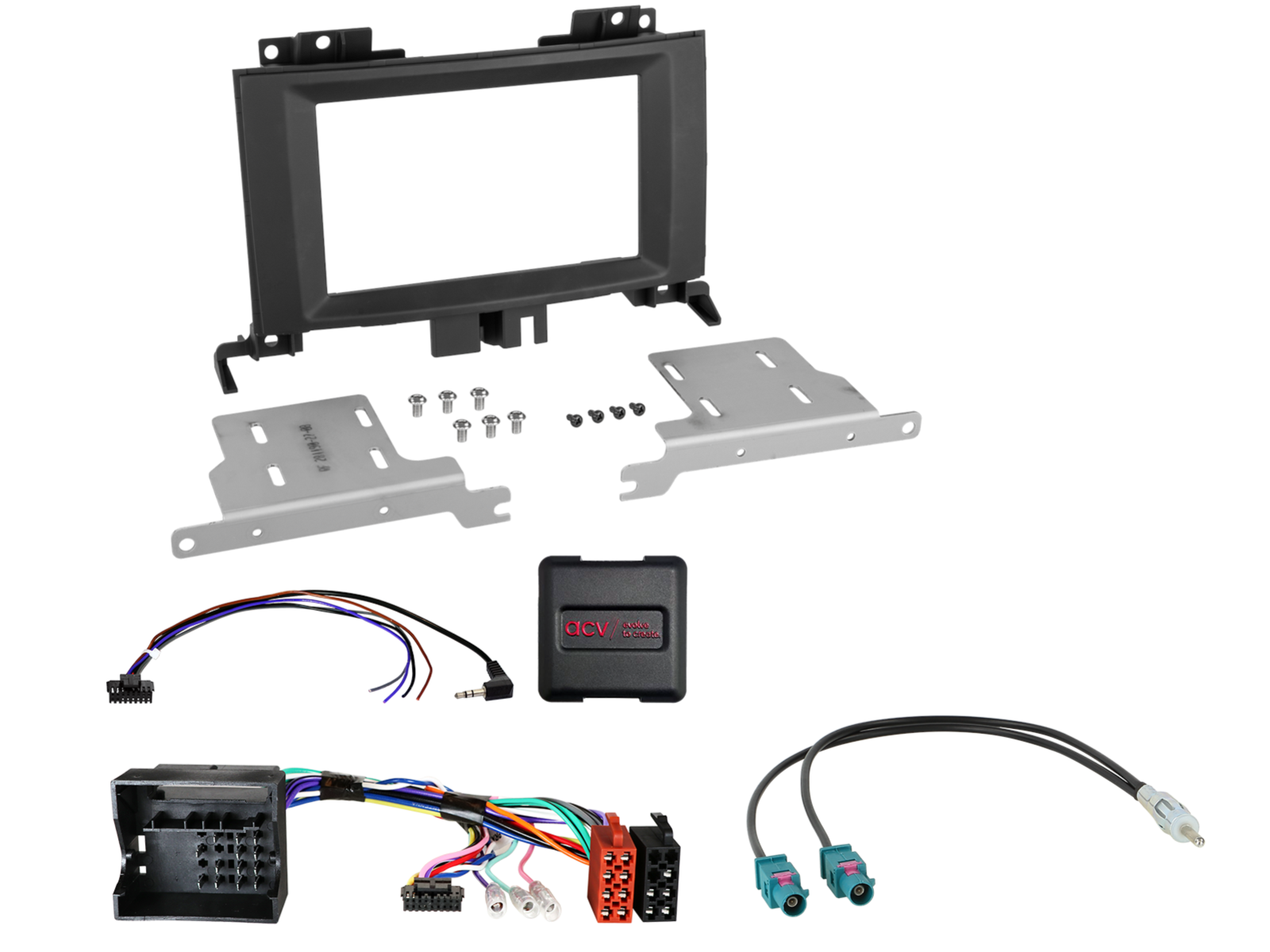 ACV AKVW10 - VW Crafter Mercedes Sprinter (W906) Complete Double Din Stereo Fitting Kit