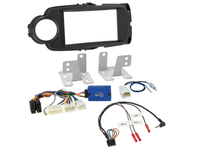 ACV AKTY09 - Toyota Yaris XP13 2014-2020 Complete Double Din Stereo Fitting Kit