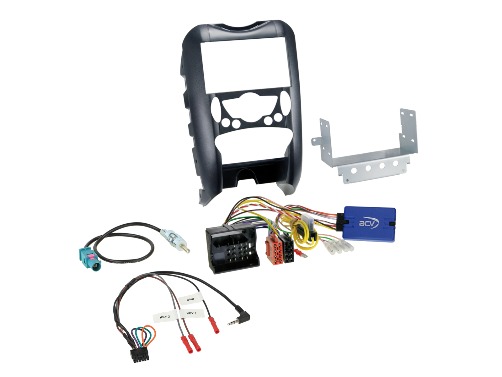 ACV AKBM02 BMW Mini R55, R56, R57 Double Din Complete Fitting Kit