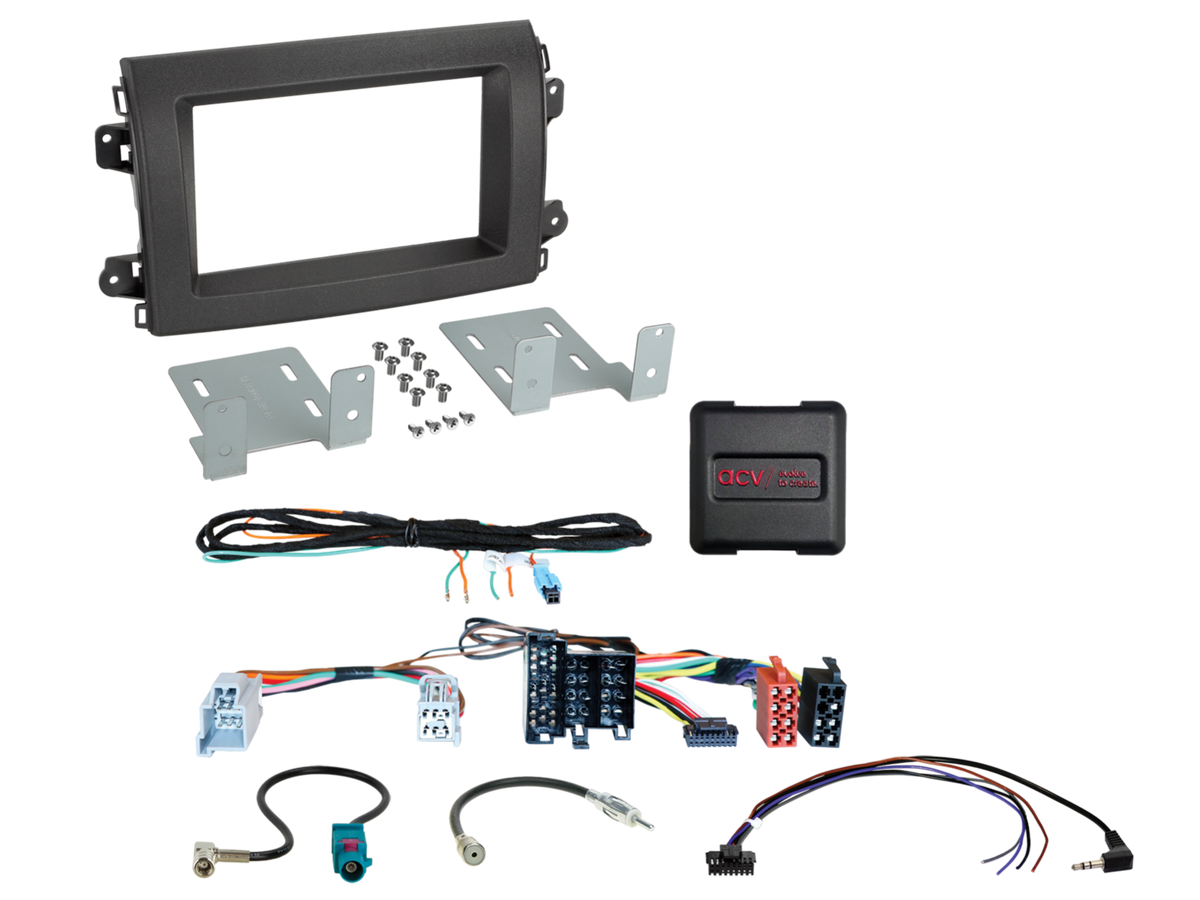 ACV AKFT31 - Fiat Ducato 8 Series 2021> Complete Double Din Stereo Fitting Kit