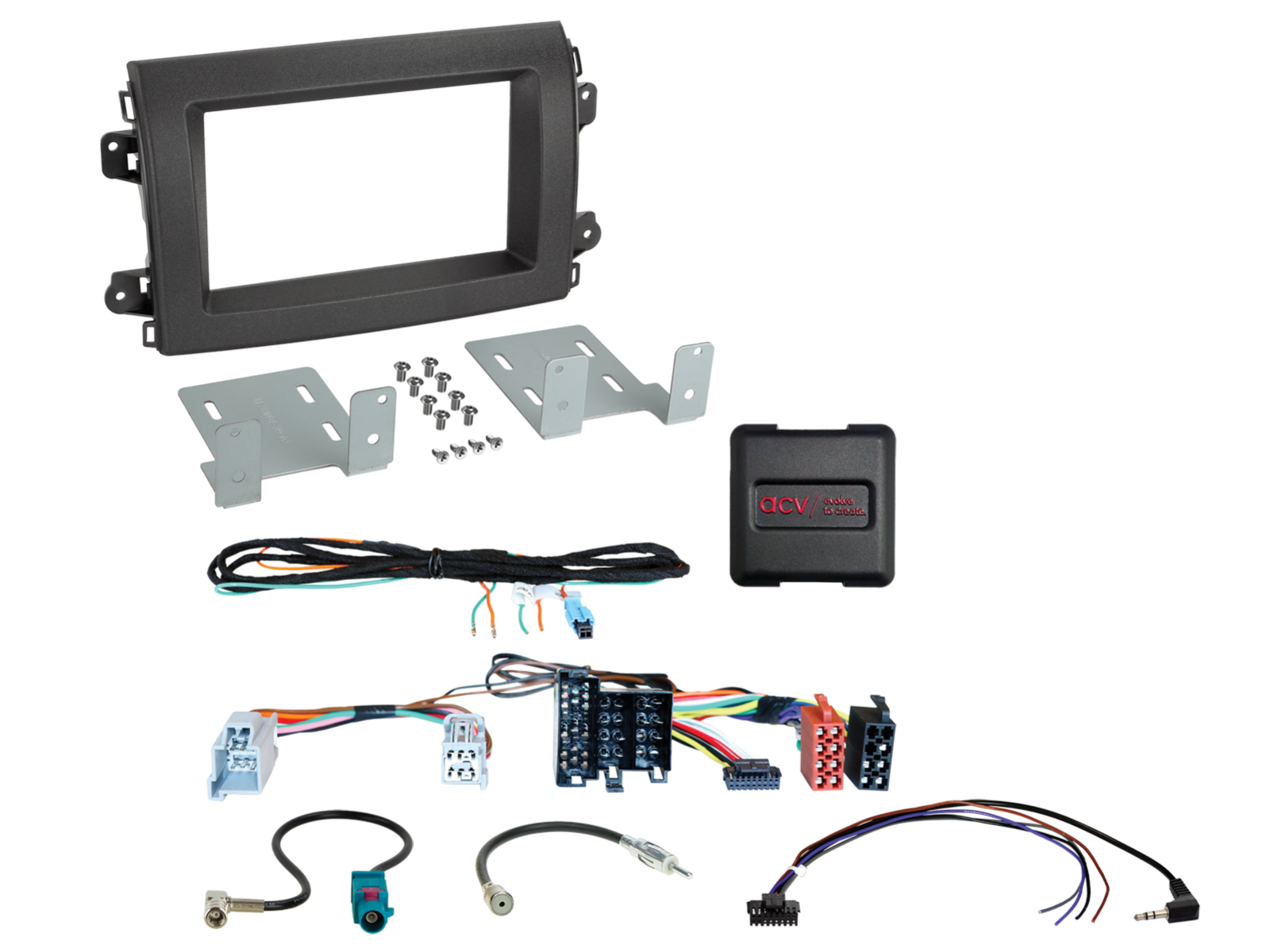 ACV AKFT31 - Fiat Ducato 8 Series 2021> Complete Double Din Stereo Fitting Kit