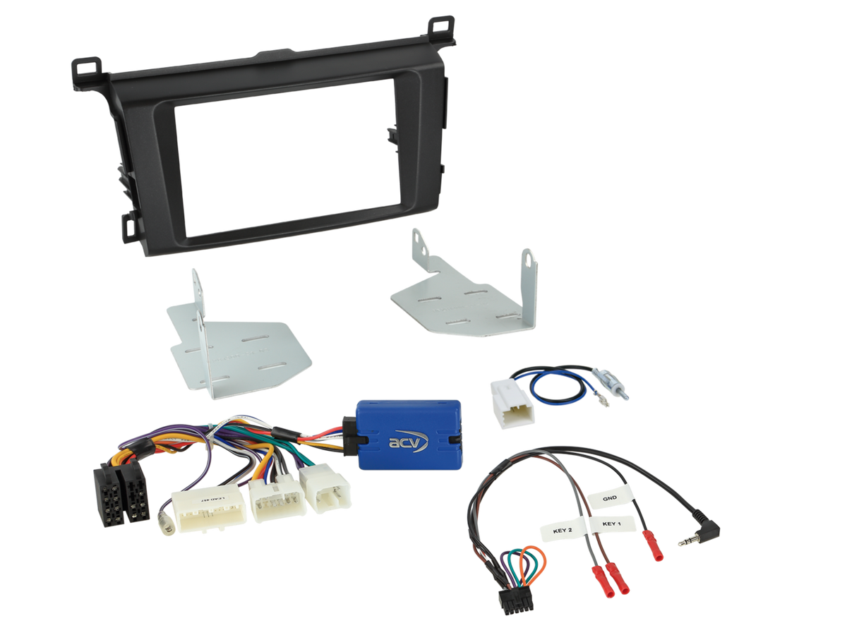 ACV AKTY07 Toyota Rav 4 2013-2018 Complete Double Din Stereo Fitting Kit
