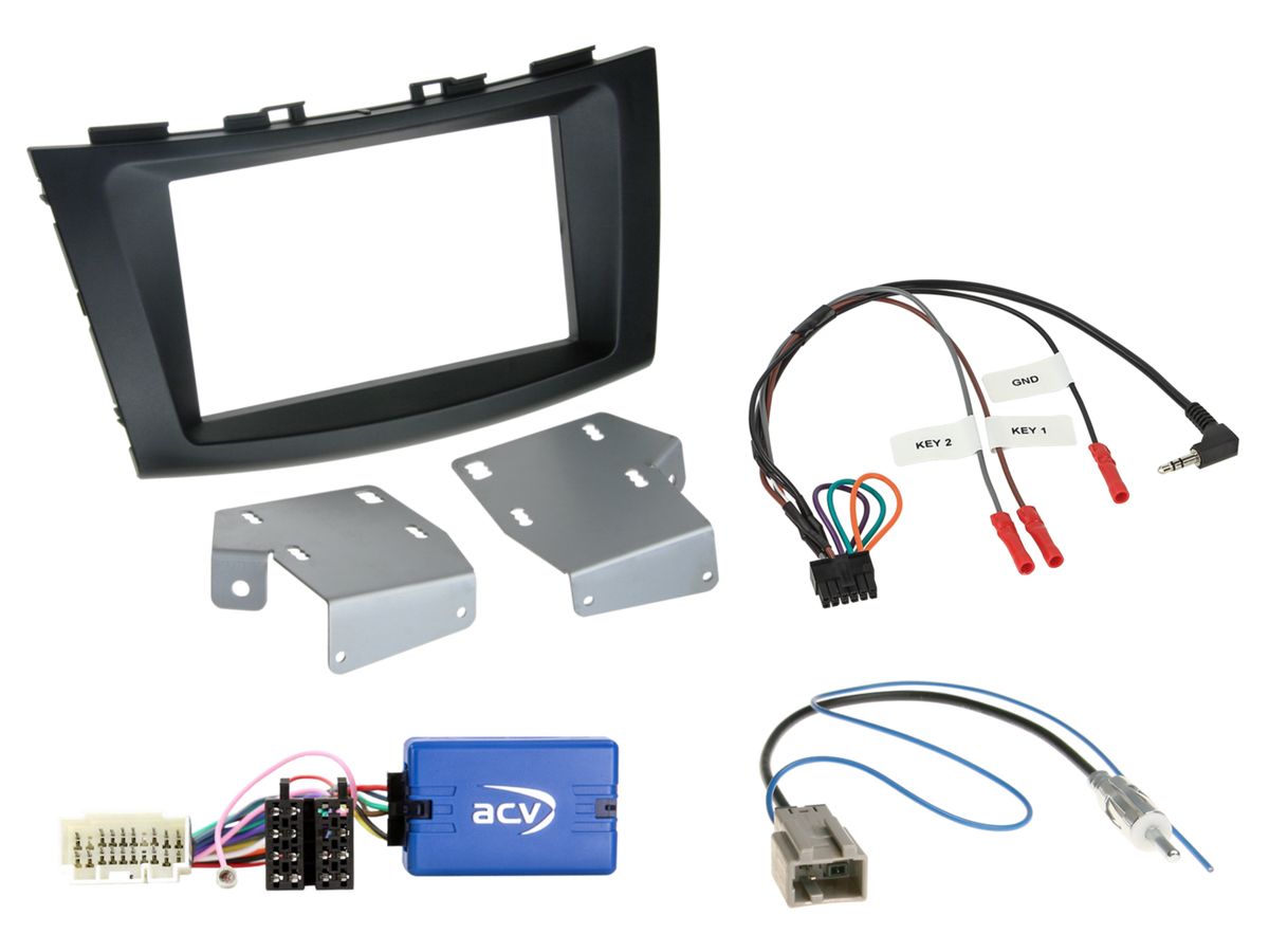 ACV AKSZ09 Suzuki Swift 2011-2017 Complete Double Din Stereo Fitting Kit