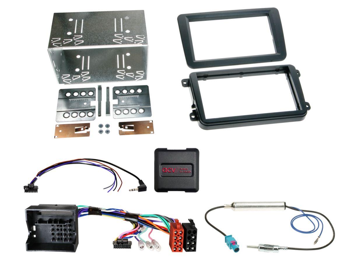 ACV AKVW01 VW Models 2004 Onwards Complete Double Din Stereo Fitting Kit