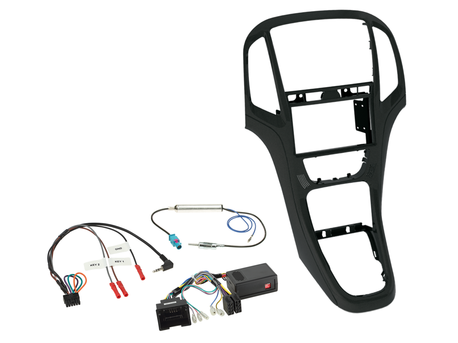 ACV AKVX04 Vauxhall Astra J Complete Double Din Stereo Fitting Kit