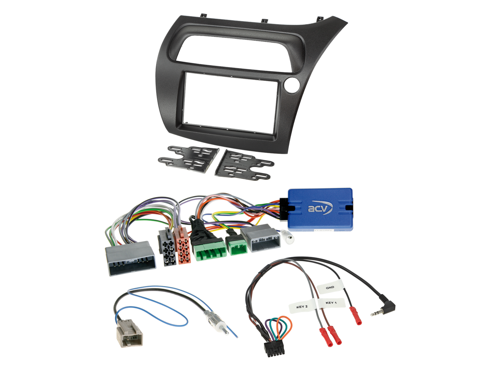 ACV AKHD01 Honda Civic 2006-2011 Complete Double Din Stereo Fitting Kit