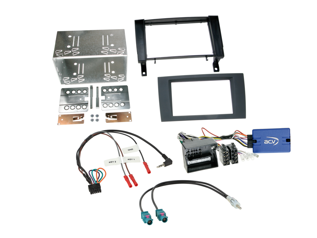 ACV AKMB07 Mercedes SLK R171 2004-2011 Complete Double Din Stereo Fitting Kit