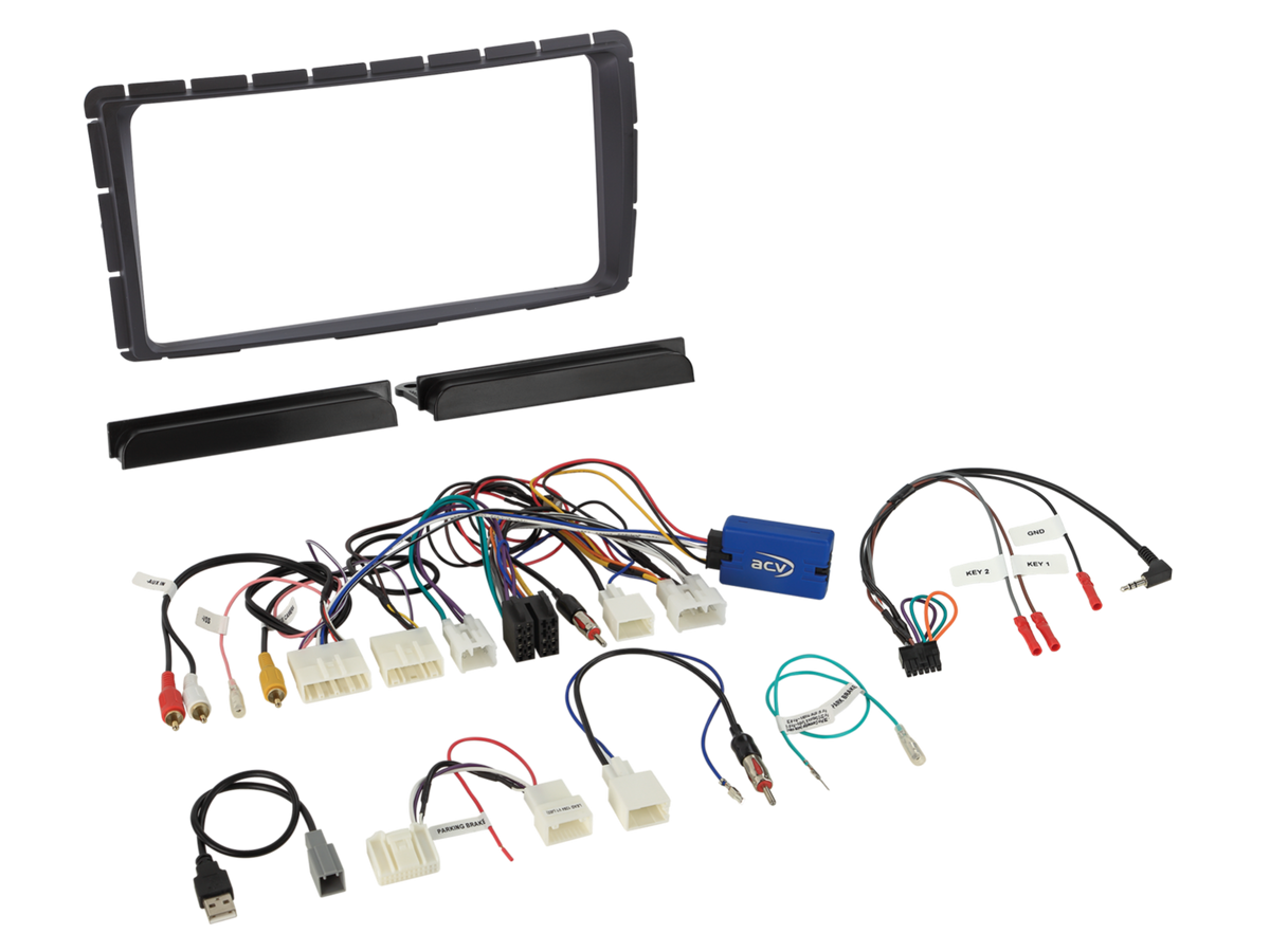 ACV AKTY10 - Toyota Hilux 2012-2015 Complete Double Din Stereo Fitting Kit
