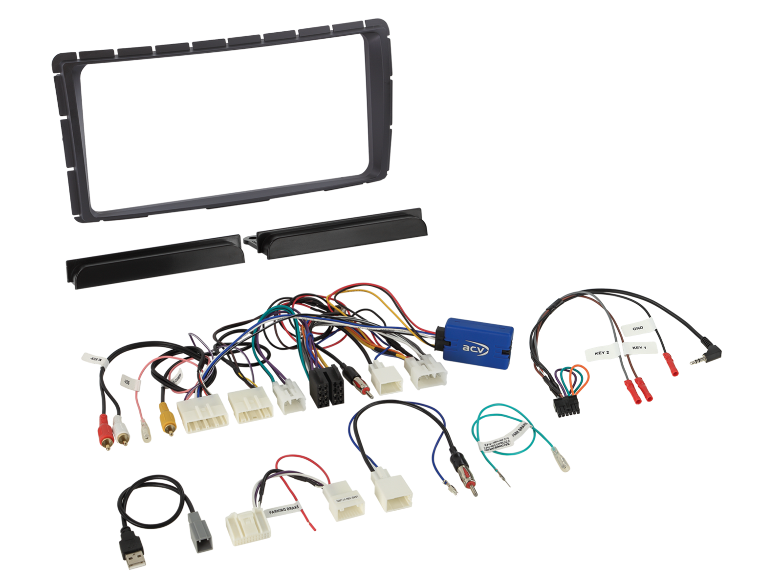 ACV AKTY10 - Toyota Hilux 2012-2015 Complete Double Din Stereo Fitting Kit