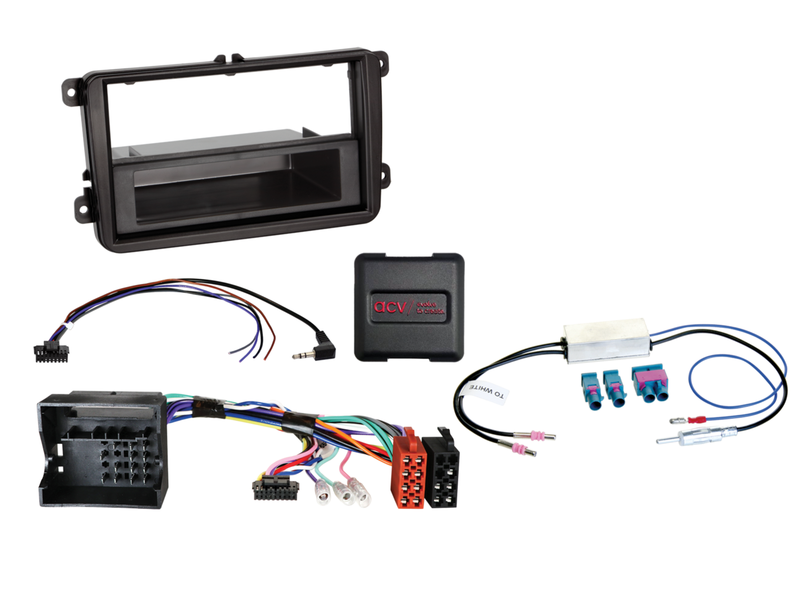 ACV AKVW04 VW Models 2004> Complete Single Din Stereo Fitting Kits