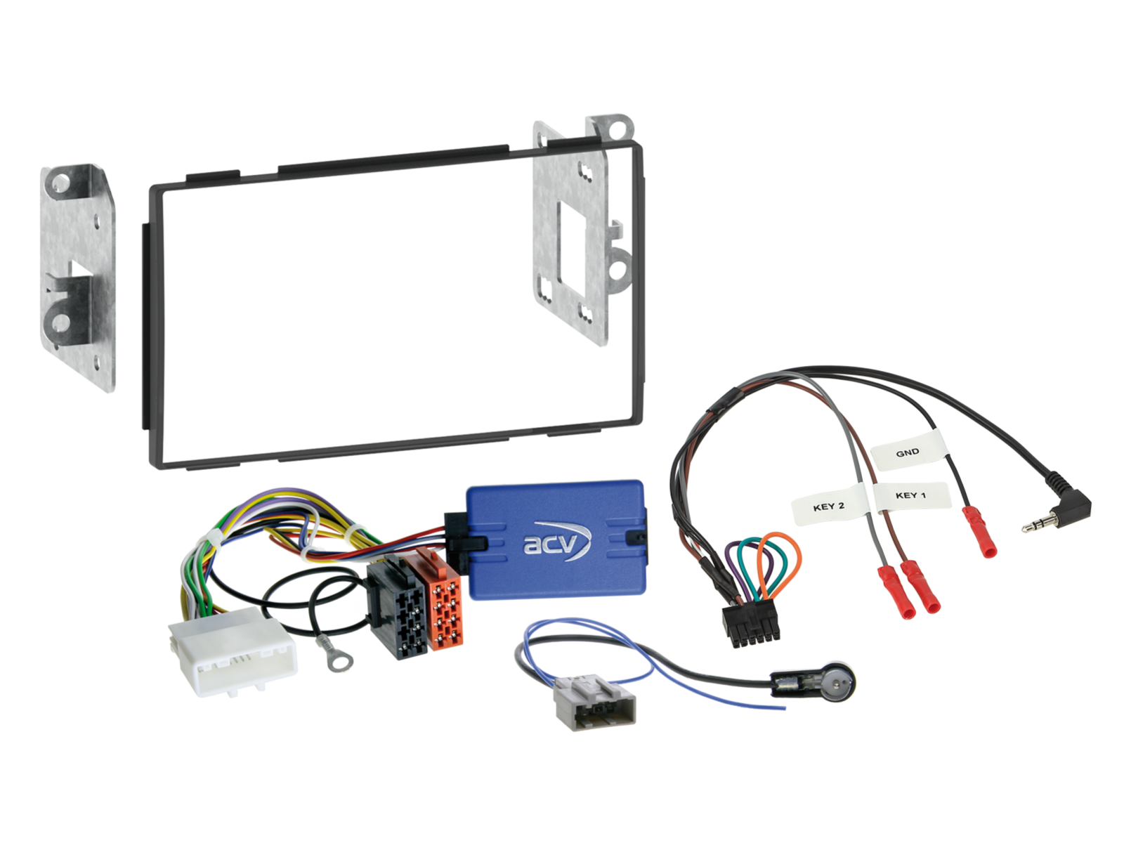 ACV AKNS03 NISSAN Qashqai 2007-2014 Complete Double Din Stereo Fitting Kit