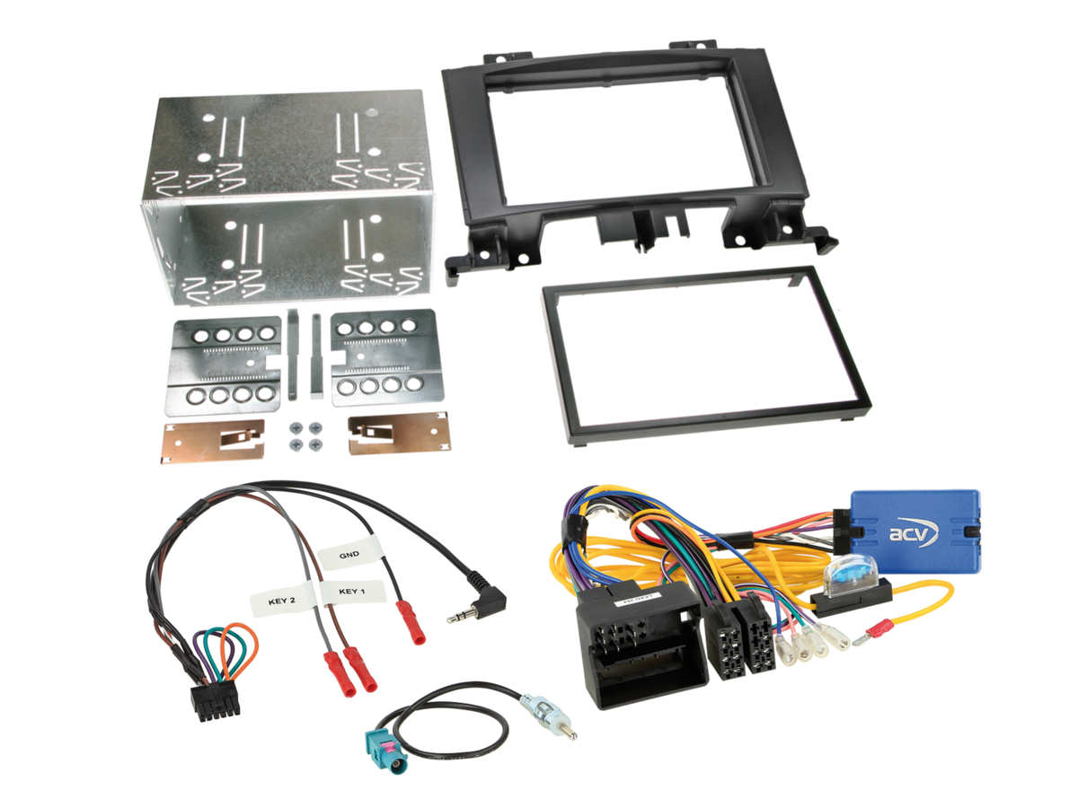 ACV AKVW10 - VW Crafter 2014-2016 Complete Double Din Stereo Fitting Kit