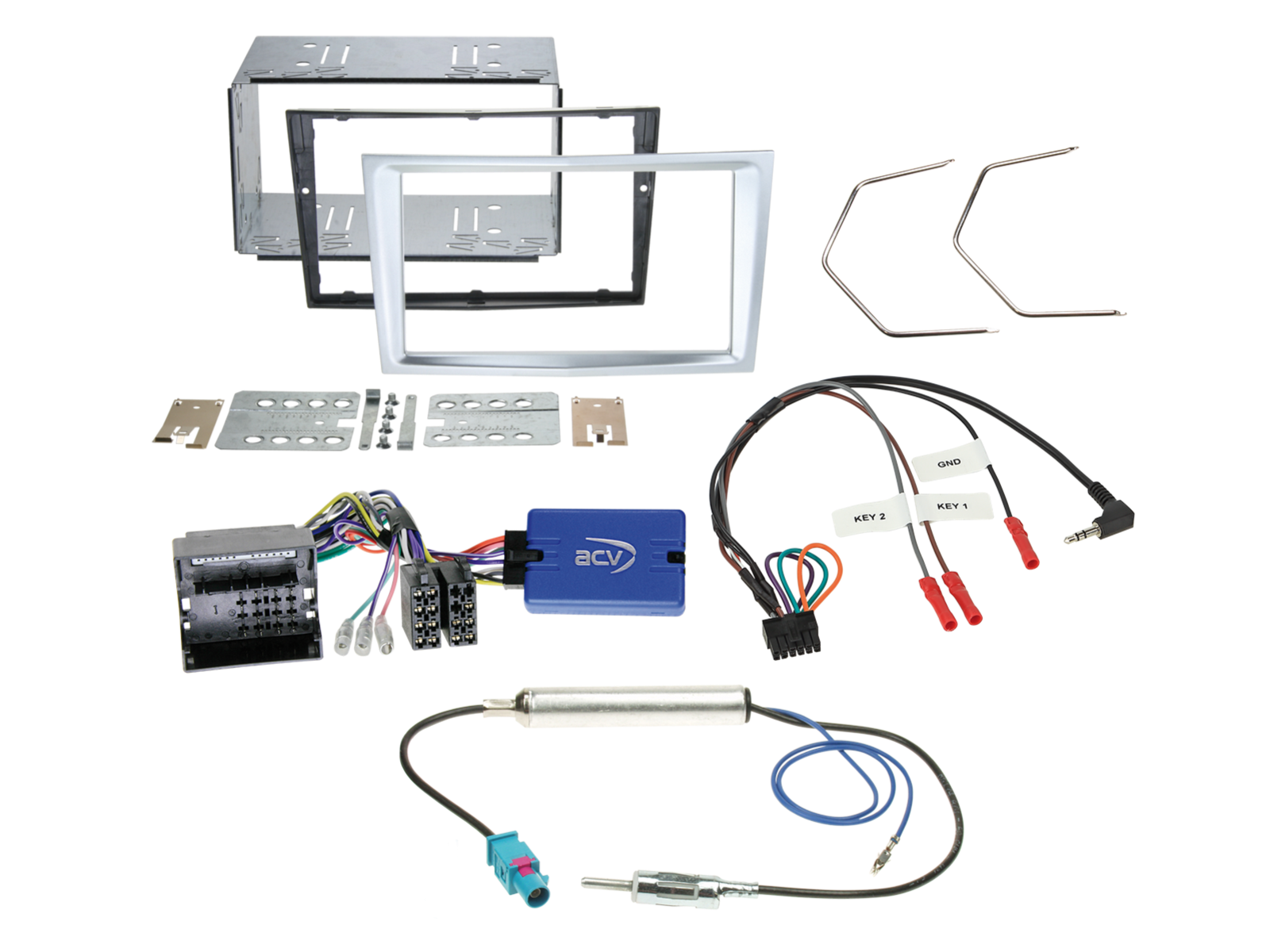ACV AKVX10 Vauxhall Astra H Corsa D 2006> Complete Double Din Stereo Fitting Kit
