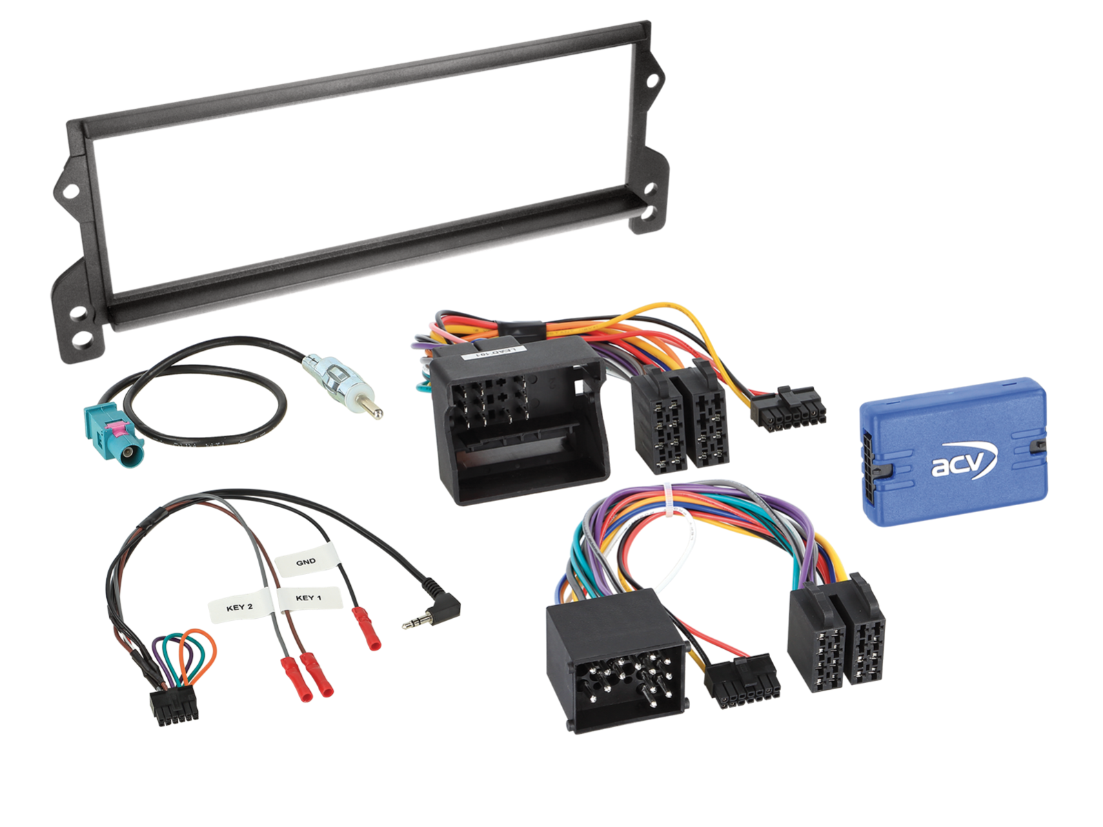 ACV AKBM18 BMW Mini R50 2001-2006 Complete Single Din Stereo Fitting Kit