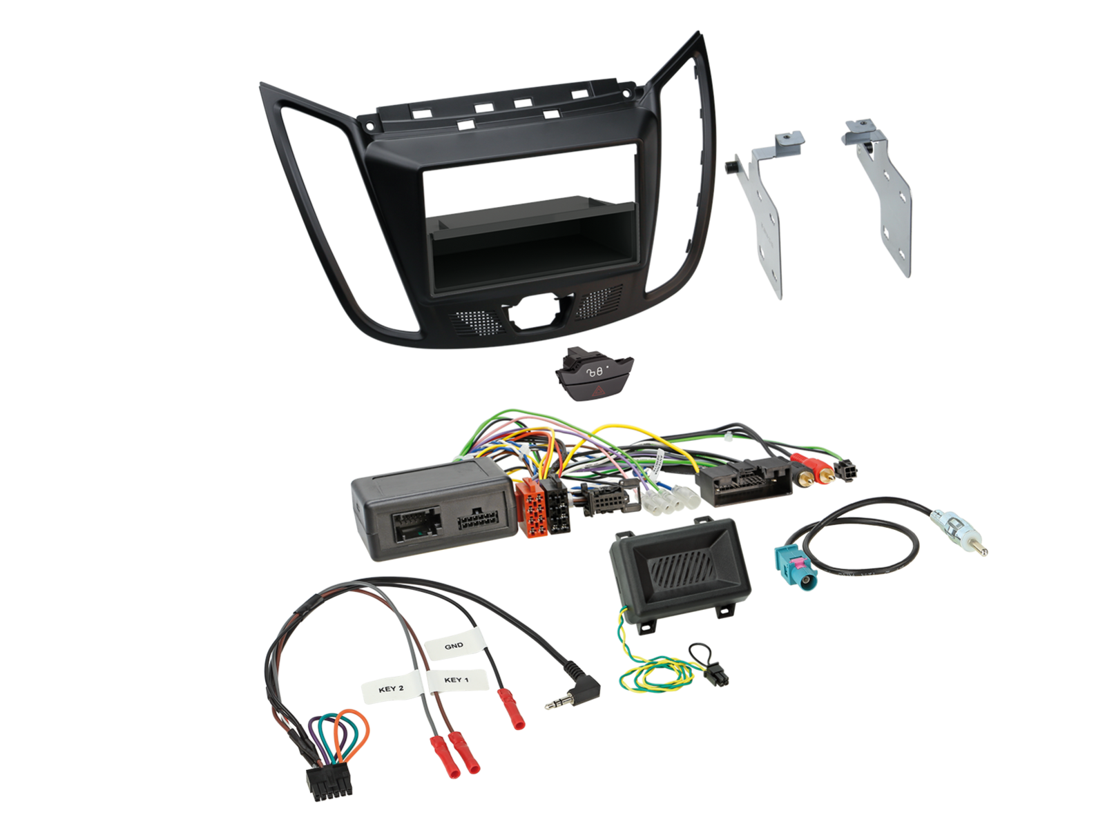 ACV AKFD33C Ford C-Max Kuga 2010-2019 Complete Double Din Stereo Fitting Kit