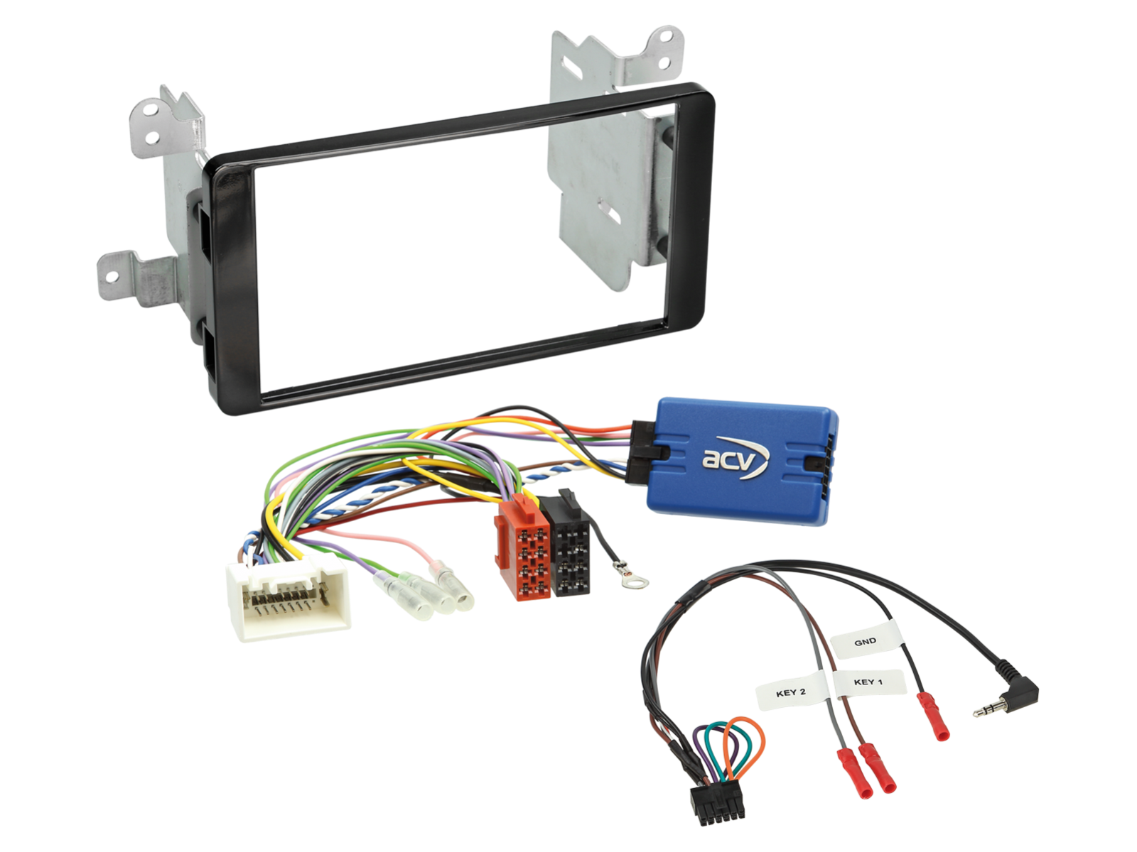 ACV AKMT09 - Mitsubishi Outlander 2012-2018 Complete Double Din Stereo Fitting Kit