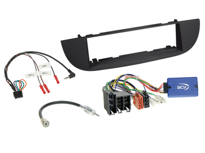 ACV KFT25 Fiat 500 2007-2015 Complete Single Din Stereo Fitting Kit