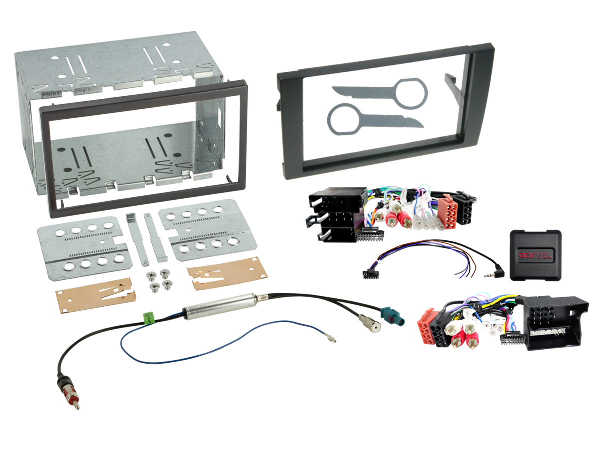 ACV AKAU02 Audi A4 2002-2006 Complete Double Din Stereo Fitting Kit