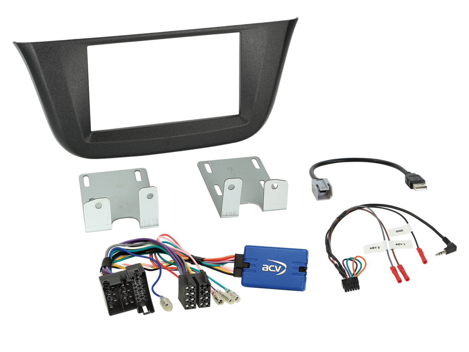 ACV AKIV01 - IVECO Daily 2014-2019 Complete Double Din Stereo Fitting Kit