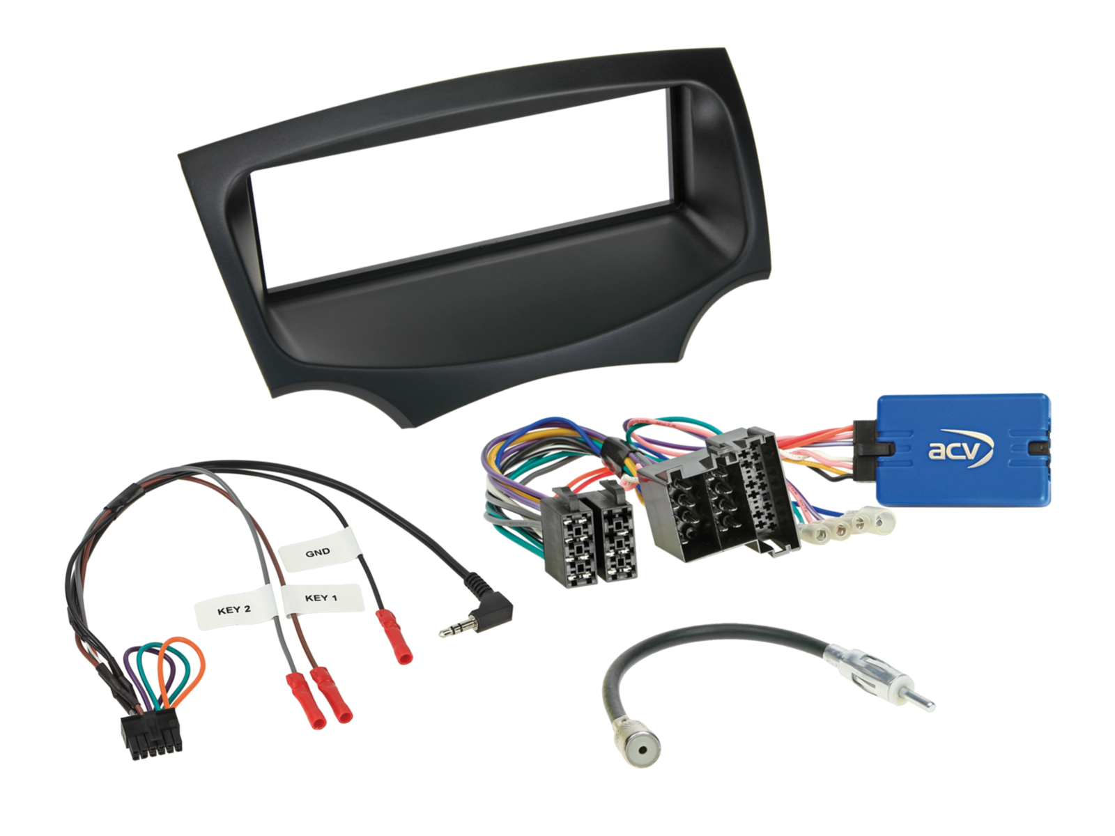 ACV Ford KA RU8 2009-2017 Complete Single Din Stereo Fitting Kit