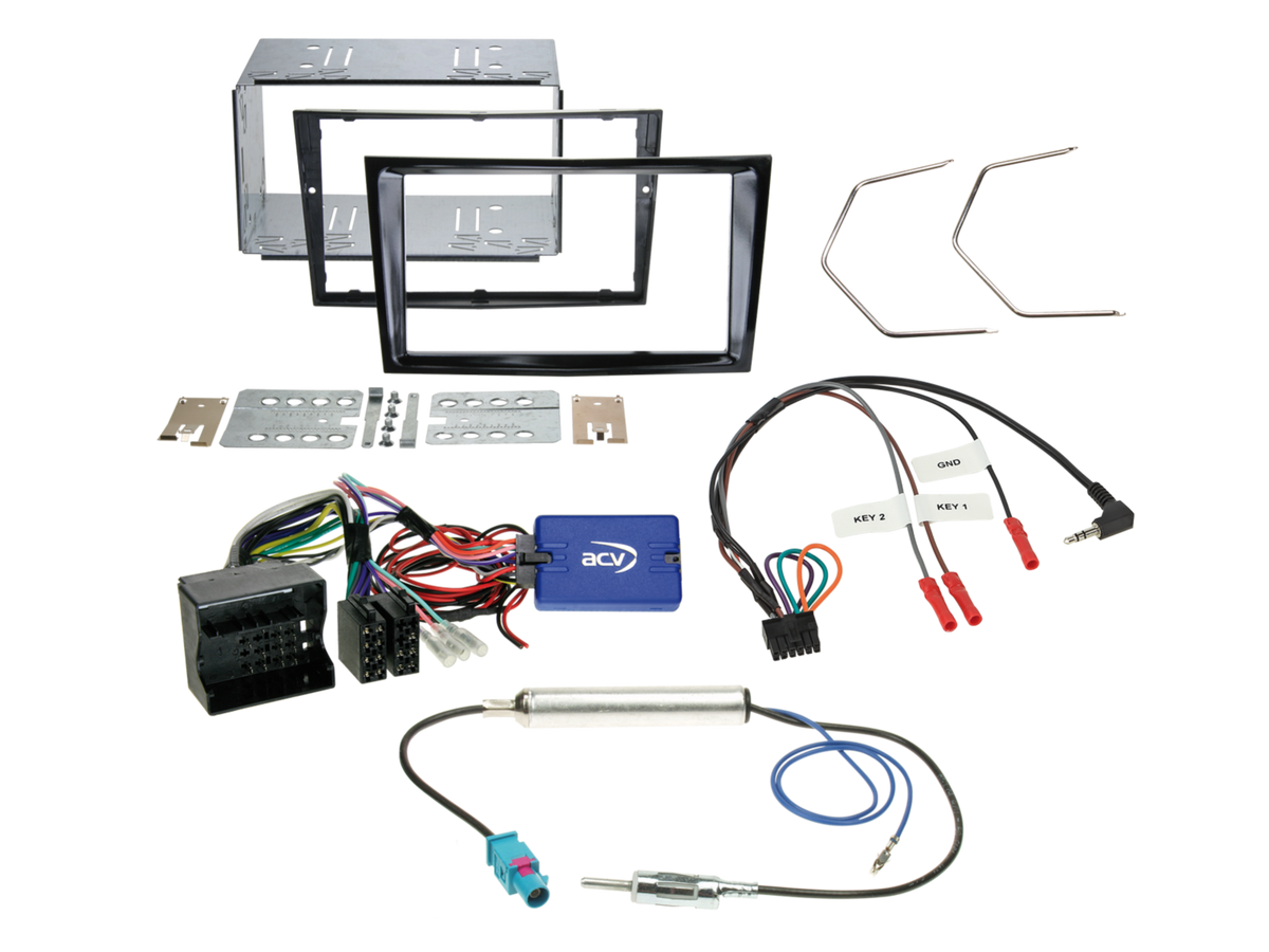 ACV AKVX11Vauxhall Astra H Corsa 2008-2014  Complete Double Din Stereo Fitting Kit