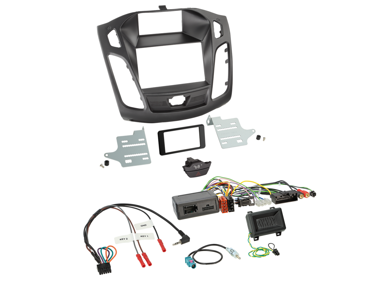 ACV AKFD31C Ford Focus 2011-2015 Complete Double Din Stereo Fitting Kit