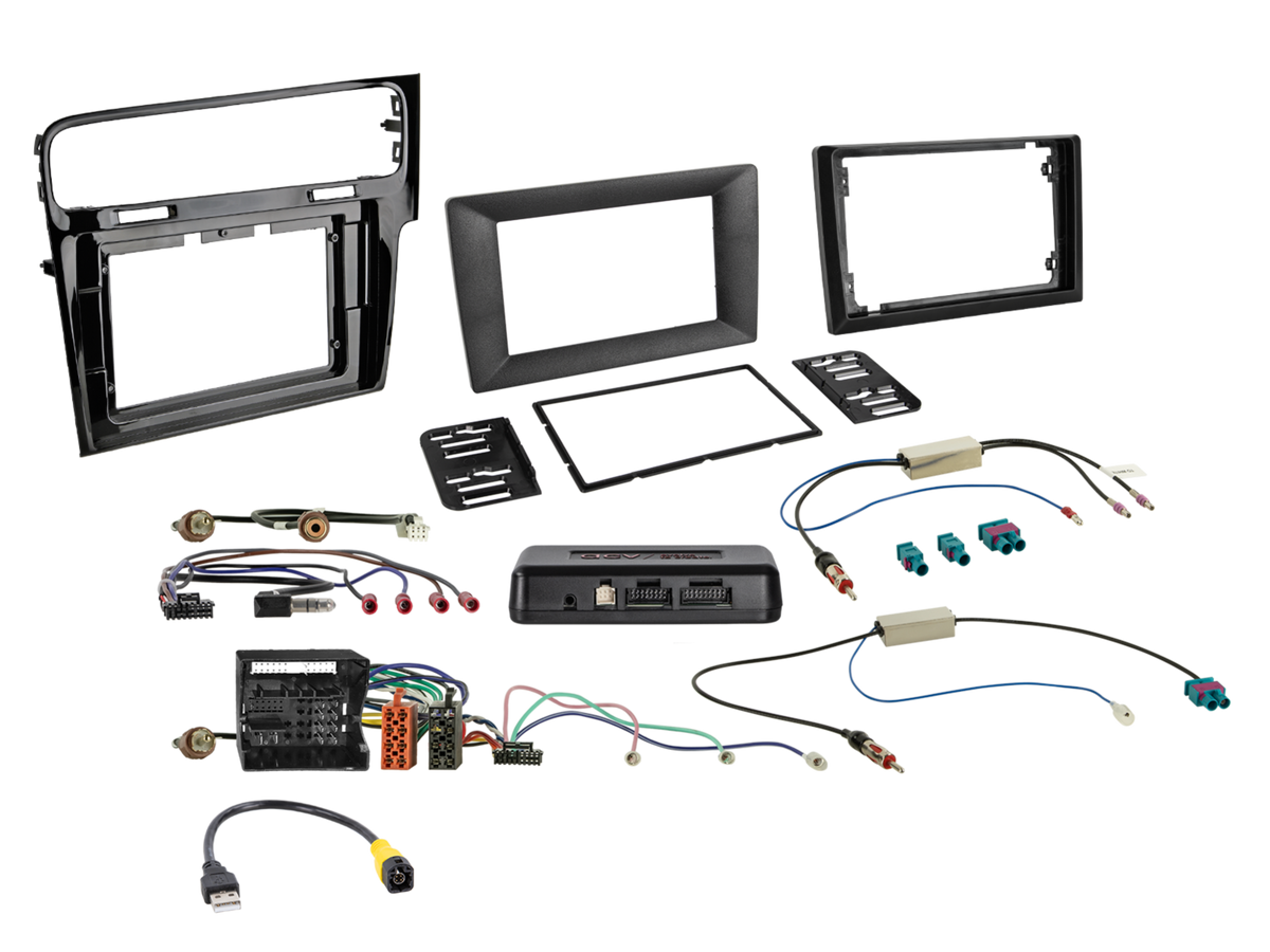 ACV 621320-39-1 - VW Golf Mk7 2013> Complete Double Din Stereo Fitting Kit