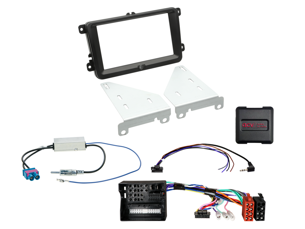 ACV AKVW17 - VW MIB-PQ 2015-2021 Models Complete Double Din Fitting Kit