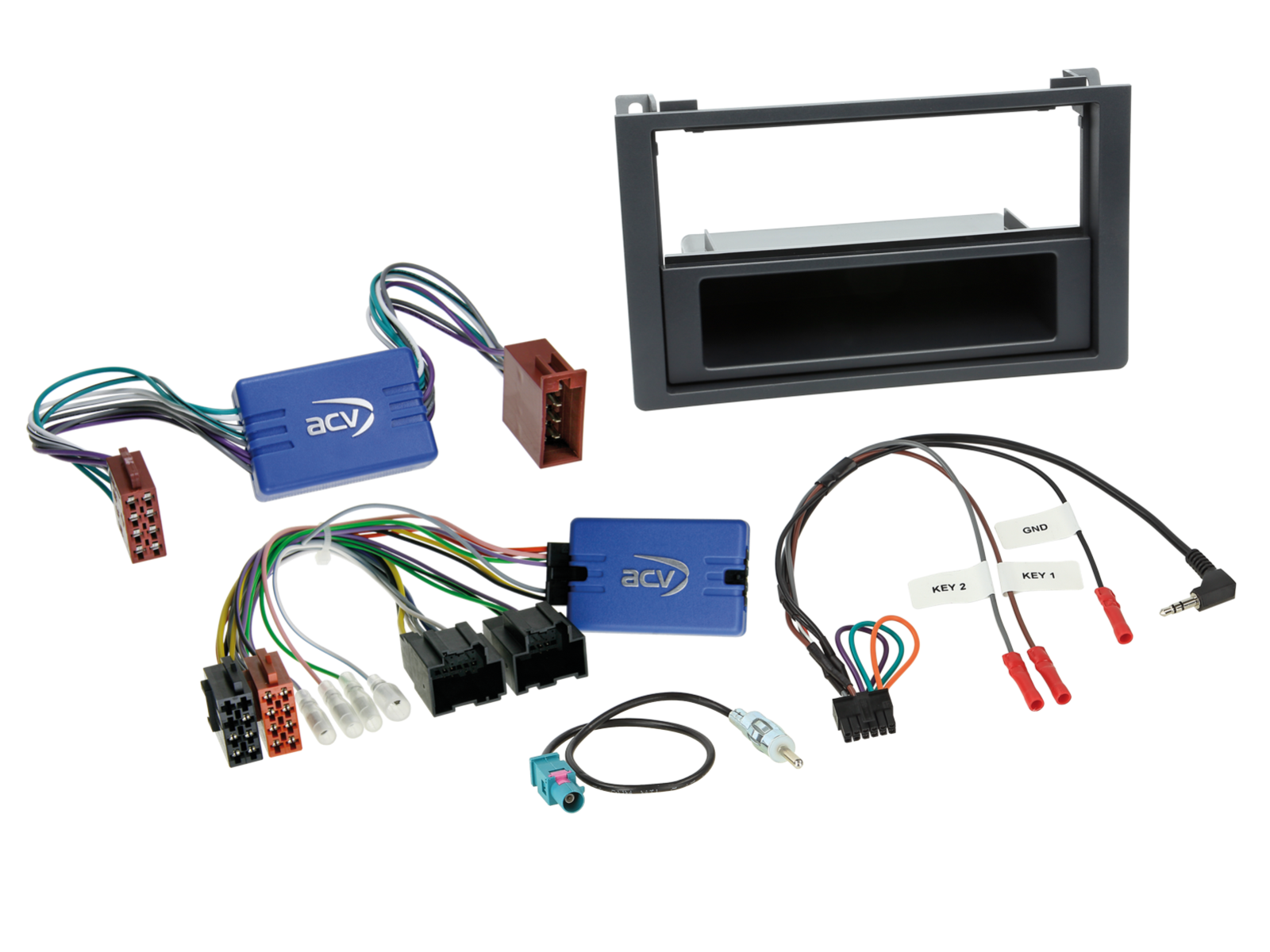 ACV AKSA01 SAAB 9-3 2007-2011 Complete Double Din Stereo Fitting Kit