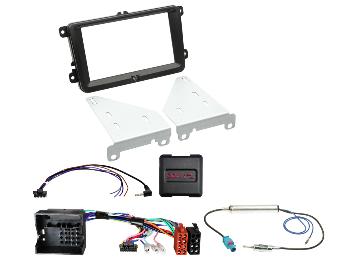 ACV AKVW18 VW EOS Golf Tiguan Complete Double Din Fitting Kit
