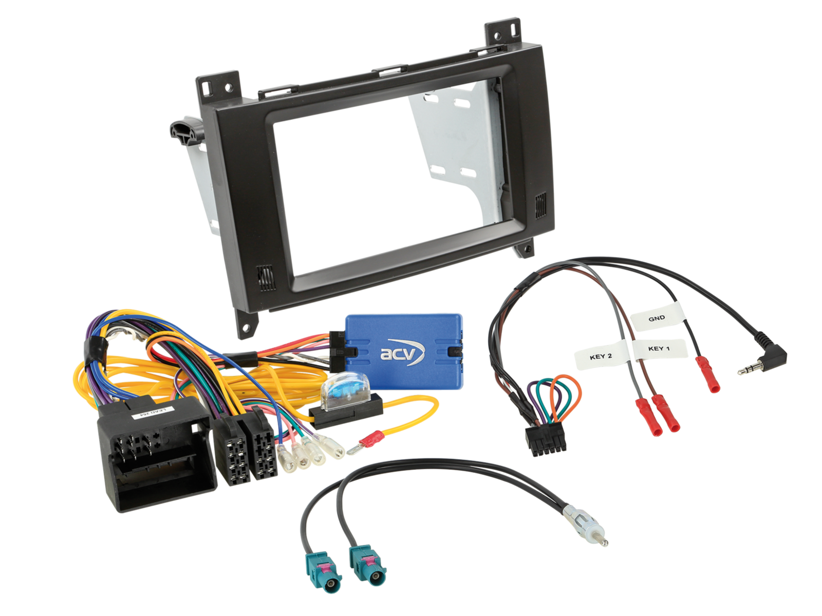 ACV AKMB17 - Mercedes Vito W447 2014-2024 Complete Double Din Stereo Fitting Kit