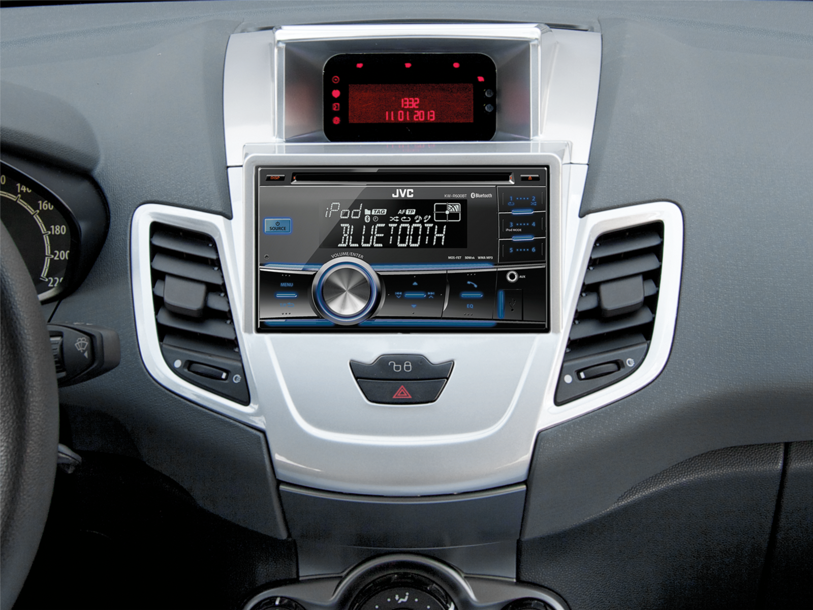 ACV AKFD10 Ford Fiesta 2010-17 Complete Double Din Stereo Fitting Kit