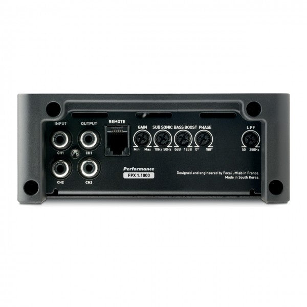 Focal FPX 1.1000 - Class D Mono Block Bass Amplifier 1000WRMS @ 1ohm