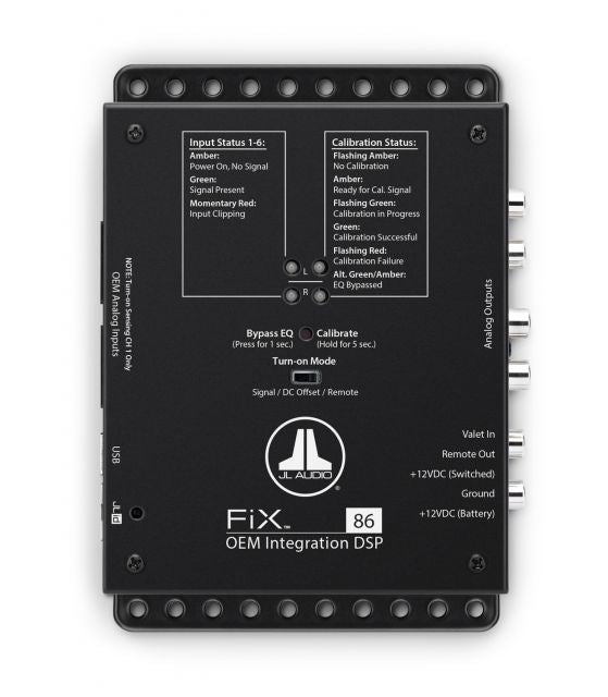 JL Audio FIX 86 - OEM Integration DSP with Automatic Time Correction & Di