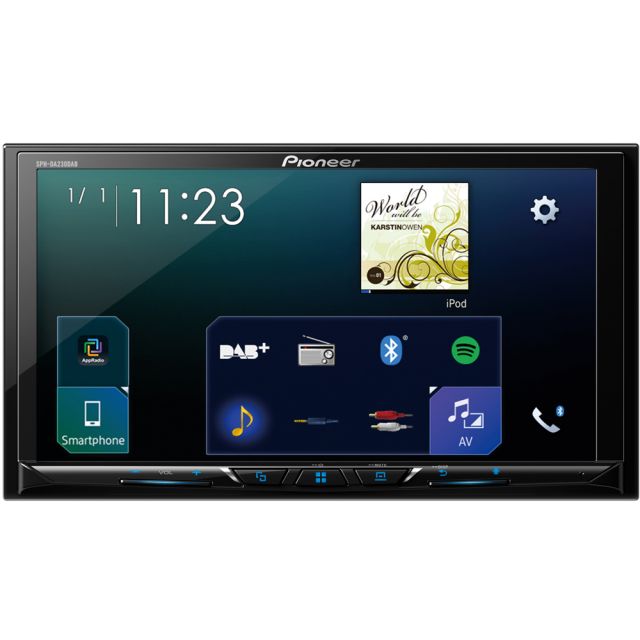 Pioneer SPH-DA230DAB 7" Touch Screen DAB Bluetooth CarPlay Android Auto