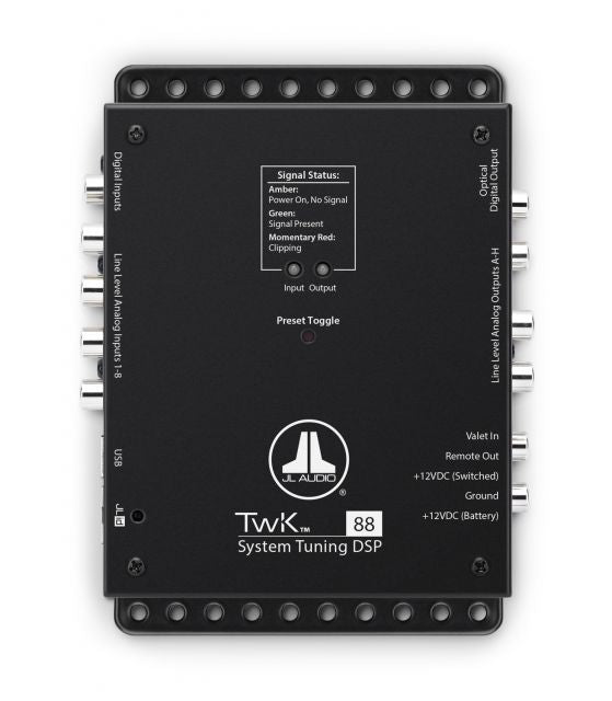 JL Audio TwK-88 - 8-Ch System Tuning DSP controlled by TüN Software