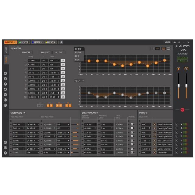 JL Audio TwK-88 - 8-Ch System Tuning DSP controlled by TüN Software