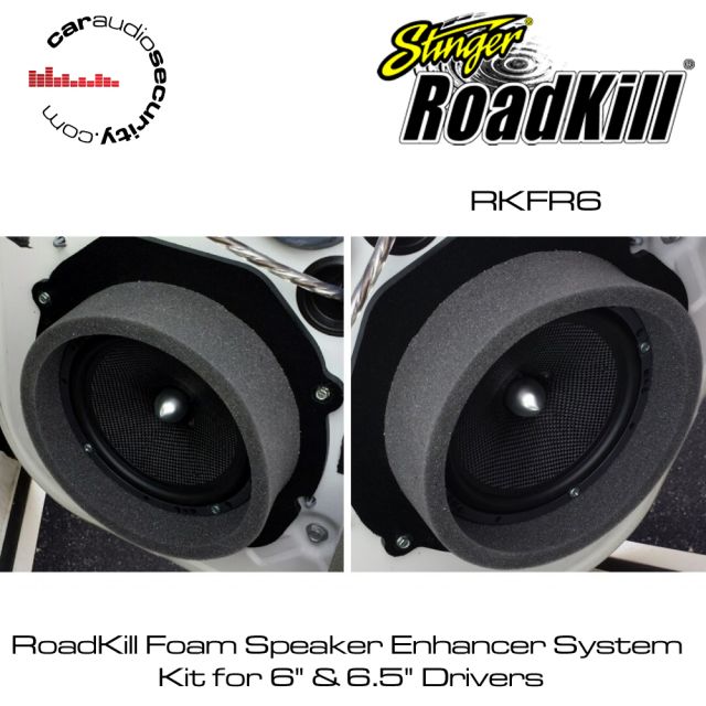 Stinger RKFR6 - Roadkill Fast Rings 6" / 6.5" Speaker Foam Pad Ring