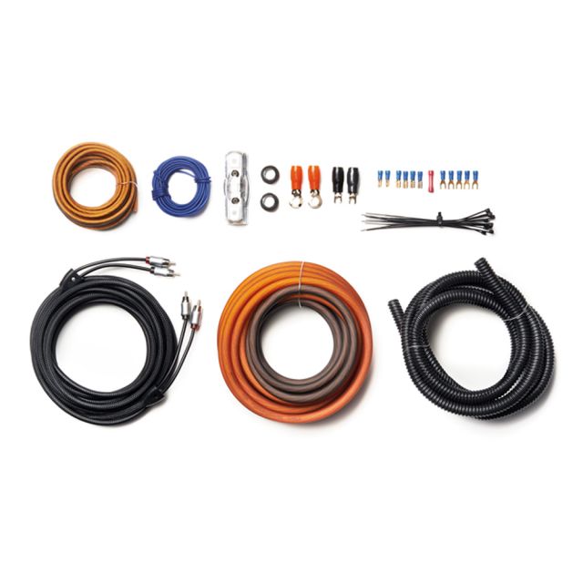 Powerbass XWK-80 - 8 Gauge Wiring Kit Heavy Duty OFC Kit