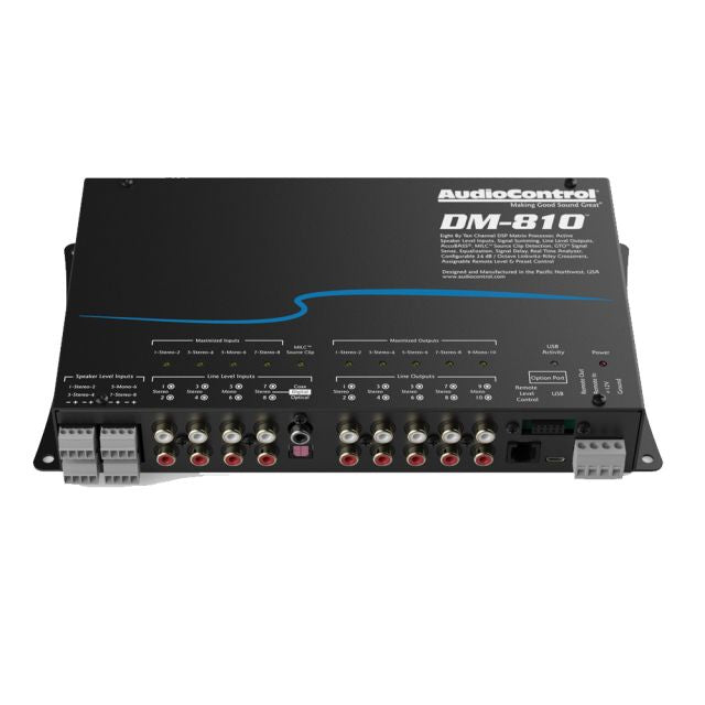 AudioControl DM810 - Premium 8 Input 10 Output DSP Matrix Processor