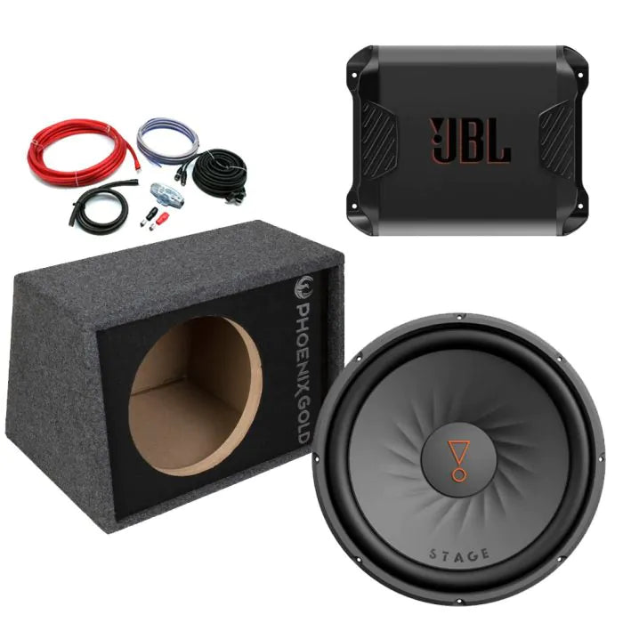 JBL CONCERT 12" Car Subwoofer & Bass Amplifier Ported Package Deal 1000W