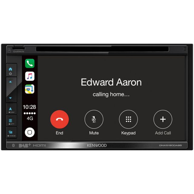 Kenwood DNX5190DABS - 6.8” GPS DAB Radio Apple CarPlay Android Auto