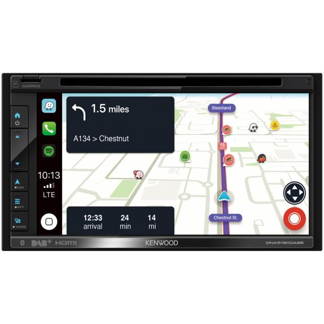 Kenwood DNX5190DABS - 6.8” GPS DAB Radio Apple CarPlay Android Auto