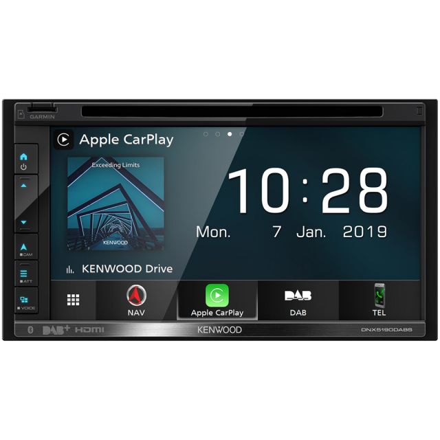 Kenwood DNX5190DABS - 6.8” GPS DAB Radio Apple CarPlay Android Auto