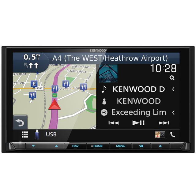 Kenwood DNX9190DABS - 6.8” HD GPS CarPlay Android Bluetooth DAB Stereo (***EX-DEMO***)