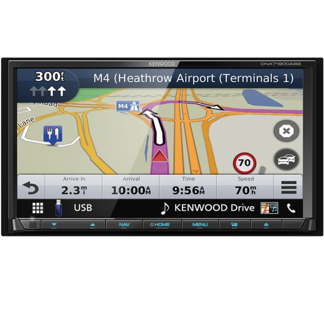Kenwood DNX7190DABS - 7 Inch CarPlay Android Auto Bluetooth DAB GPS Stereo (***EX-DEMO***)