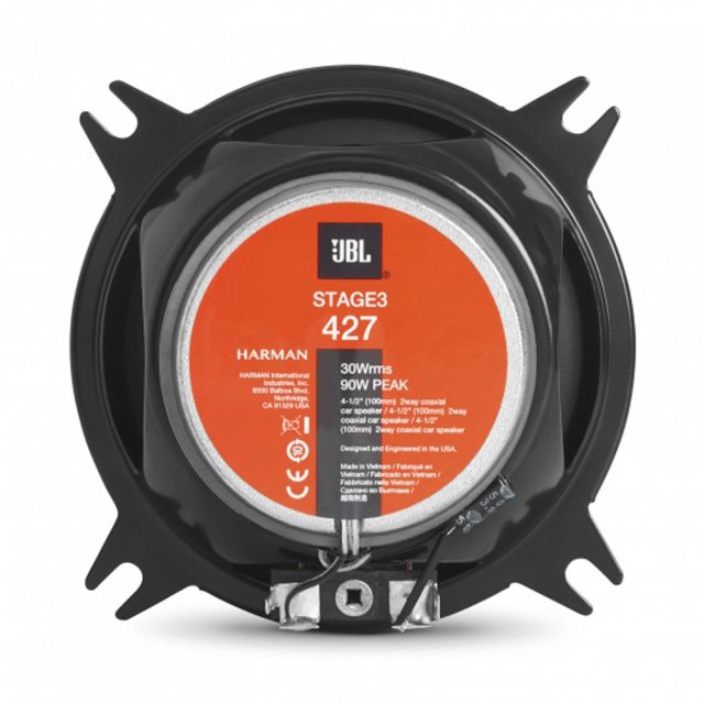 JBL STAGE3 427 - 4" 2-Way Coaxial Speaker 300W Total Power