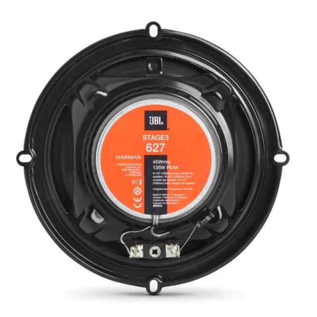 JBL STAGE3 627 - 6.5" 2-Way Coaxial Speakers 450W Total Power
