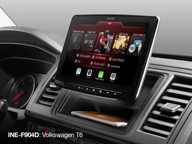Alpine INE-F904D - 9" Screen built-in Navi BT DAB+ CarPlay Android Stereo Screen